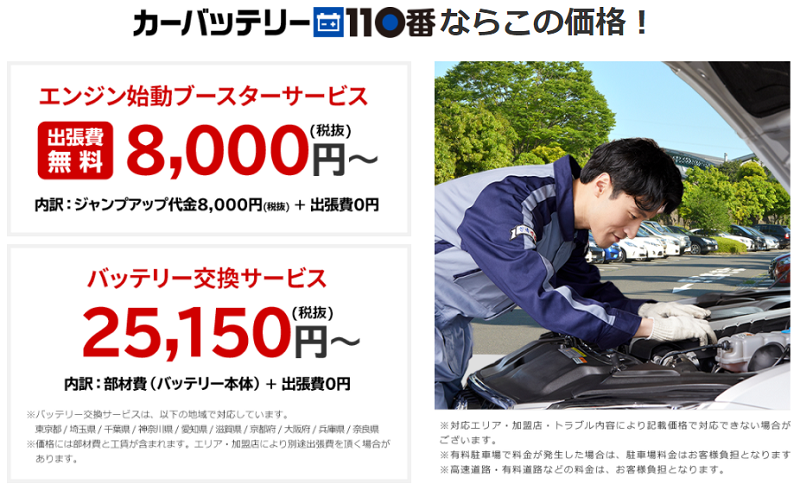カーバッテリー110番の画像