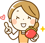 お得を紹介する女性