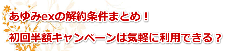 �����ex�̉������܂Ƃ߁I���񔼊z�L�����y�[���͋C�y�ɗ��p�ł���H